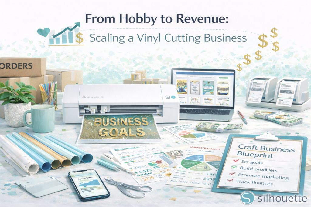 Vinyl cutting machine