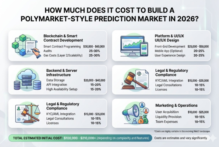 How Much Does It Cost to Build a Polymarket‑Style Prediction Market in 2026