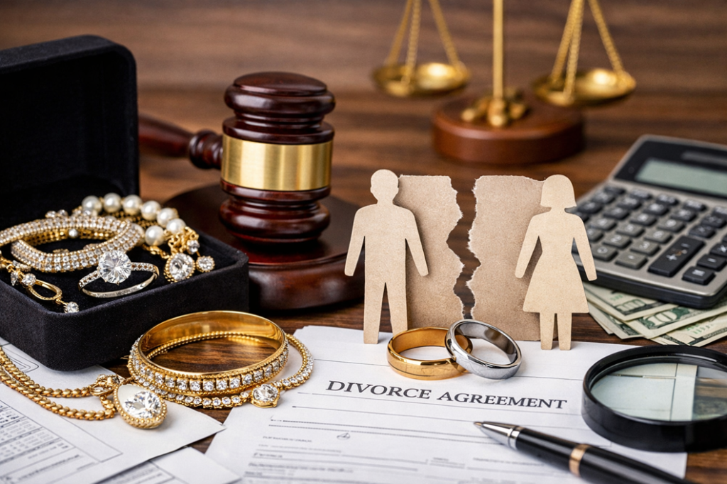 Jewellery in Divorce Settlement