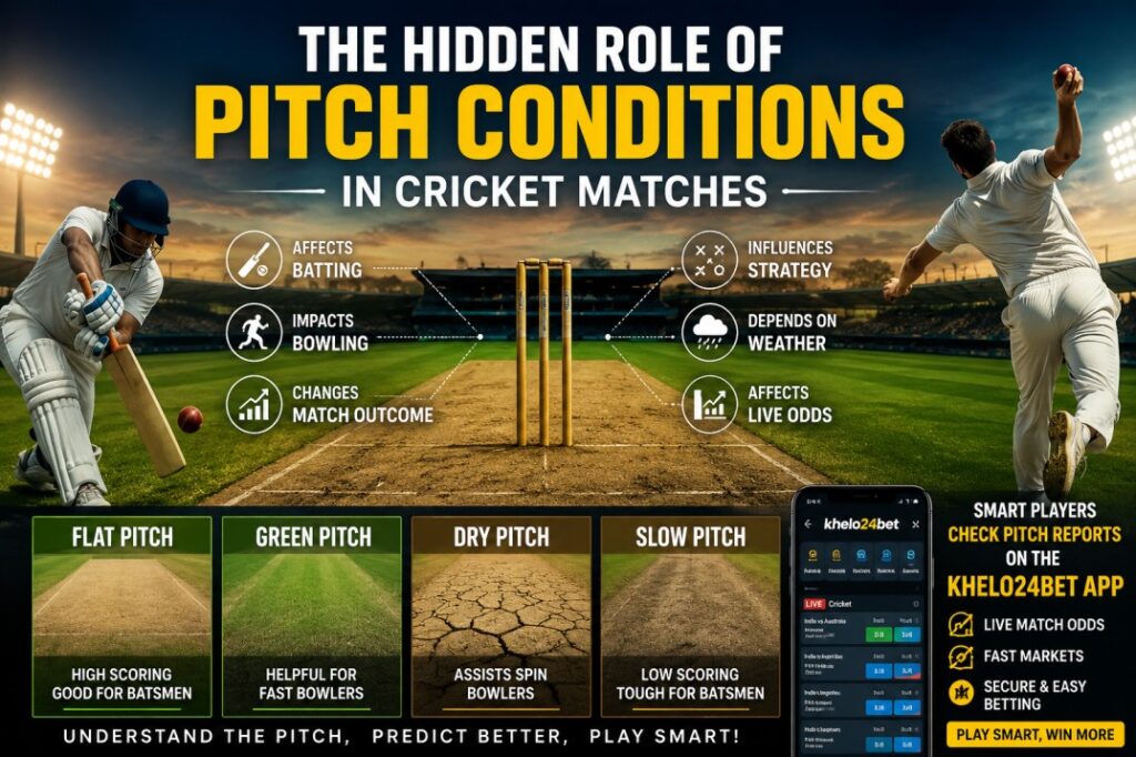 The Hidden Role of Pitch Conditions in Cricket Matches