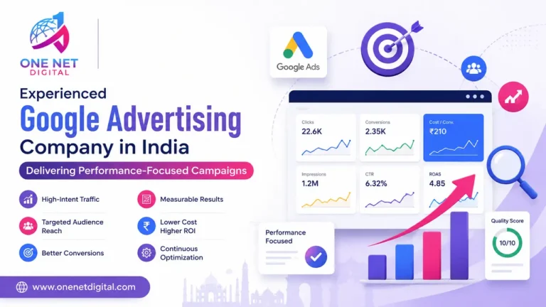 Experienced Google Advertising Company in India Delivering Performance-Focused Campaigns