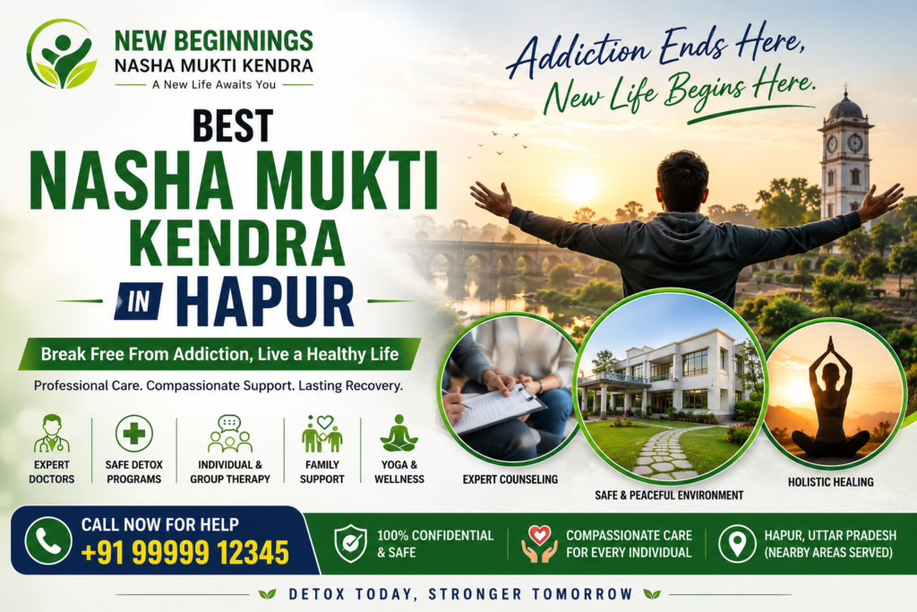 Best Nasha Mukti Kendra in Hapur