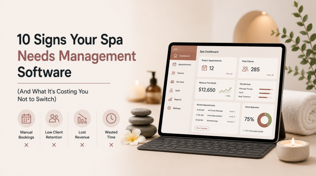 10 Signs Your Spa Needs Management Software (And What It's Costing You Not to Switch)