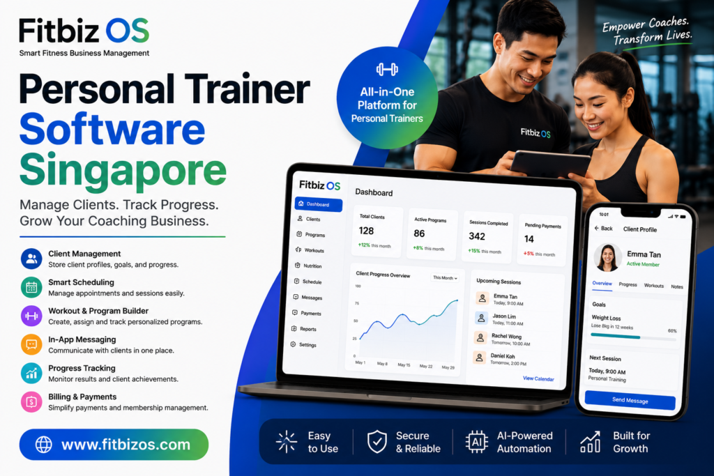 personal trainer software Singapore