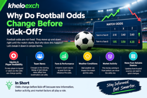 Why Do Football Odds Change Before Kick-Off?
