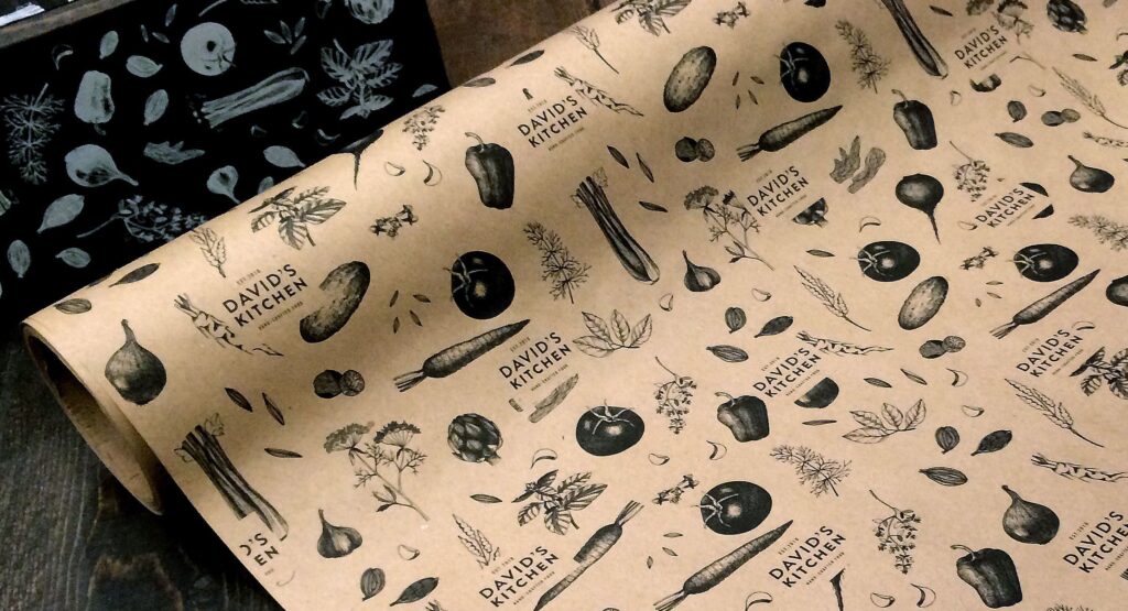 Custom tortilla paper